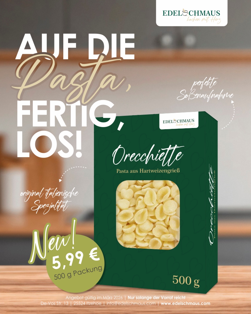 Angebote März Orecchiette Social Media