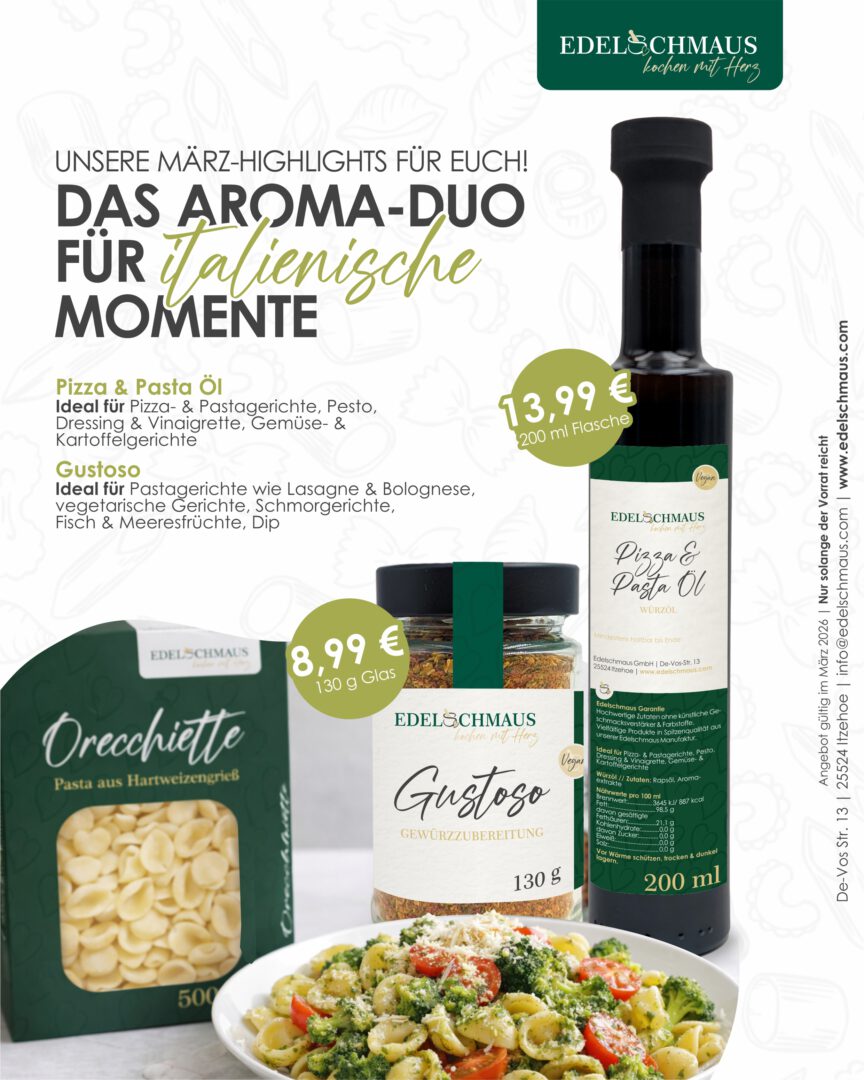 Monatsangebote März Social Media